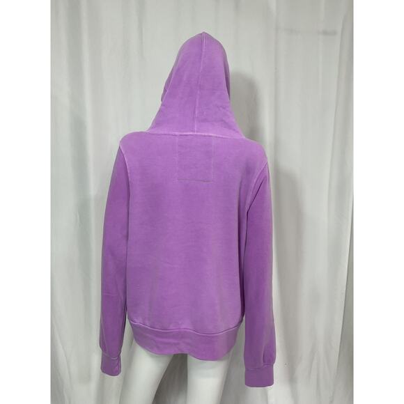 Aviator Nation 'Ninja' Purple Logo Pullover Hoodie Size M - Picture 3 of 5